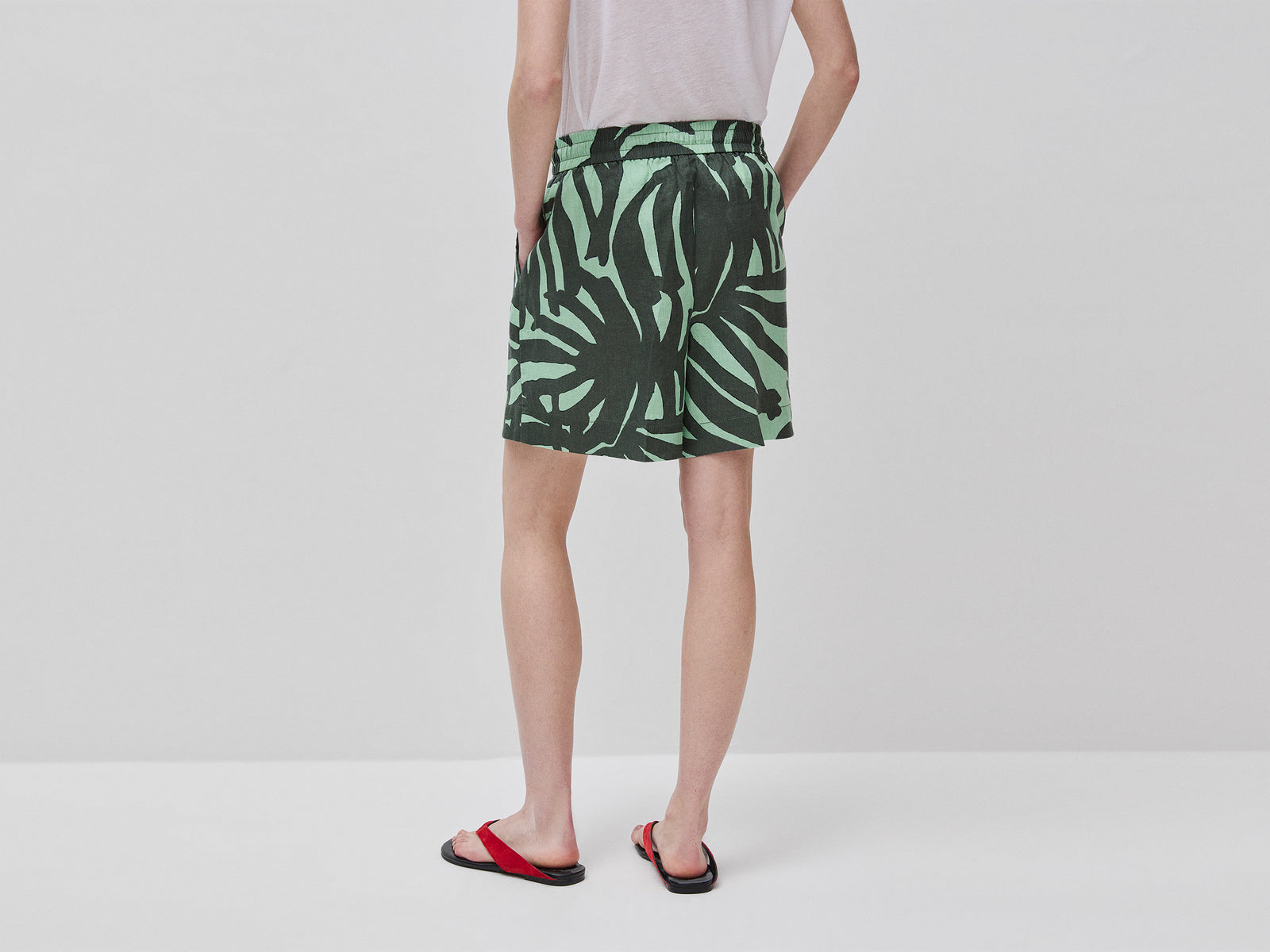 Shorts estampados em linho puro - ucb_image_B