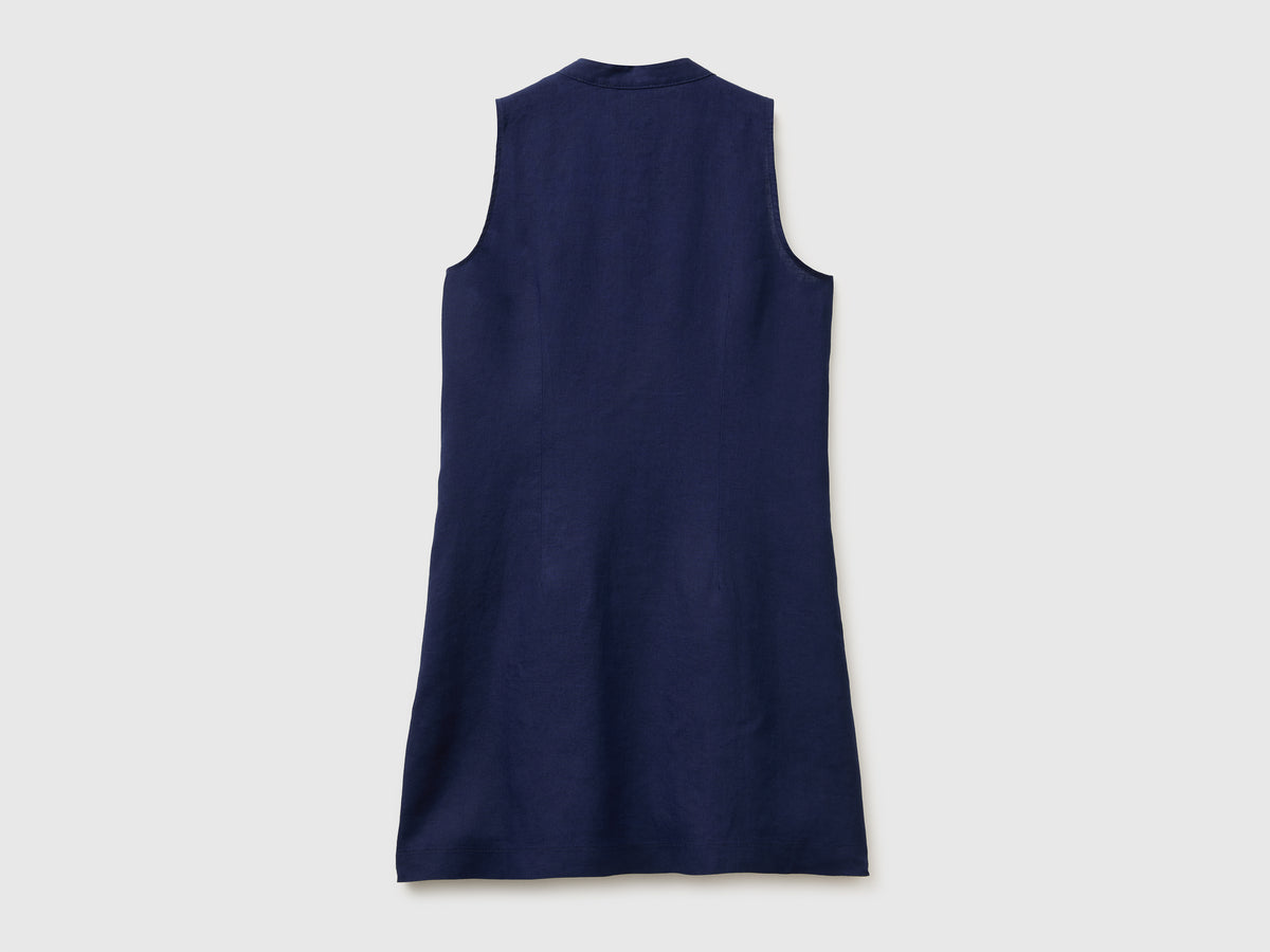 Vestido curto 100% linho - ucb_image_BS