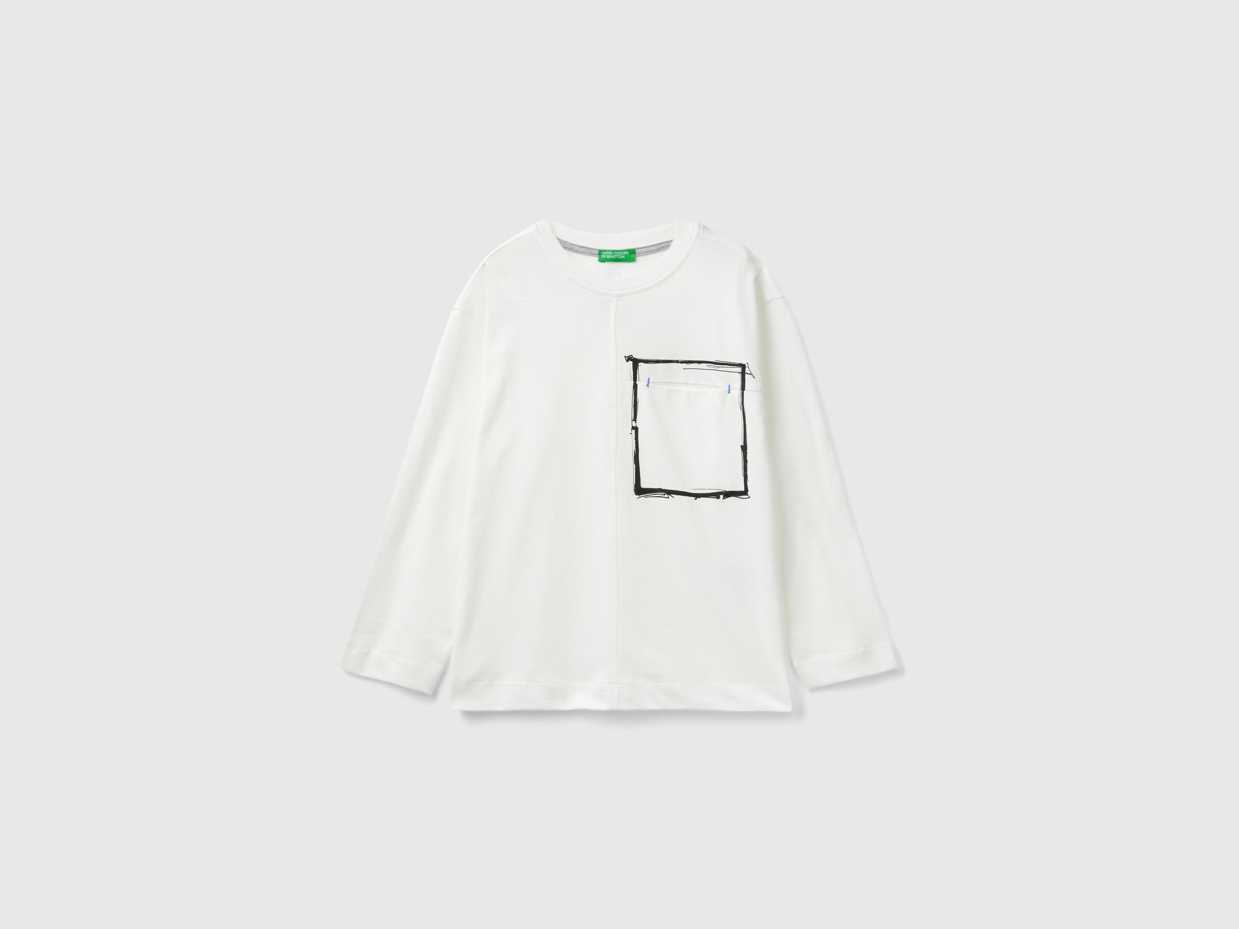 T-shirt com bolso pequeno em algodão orgânico - ucb_image_FS