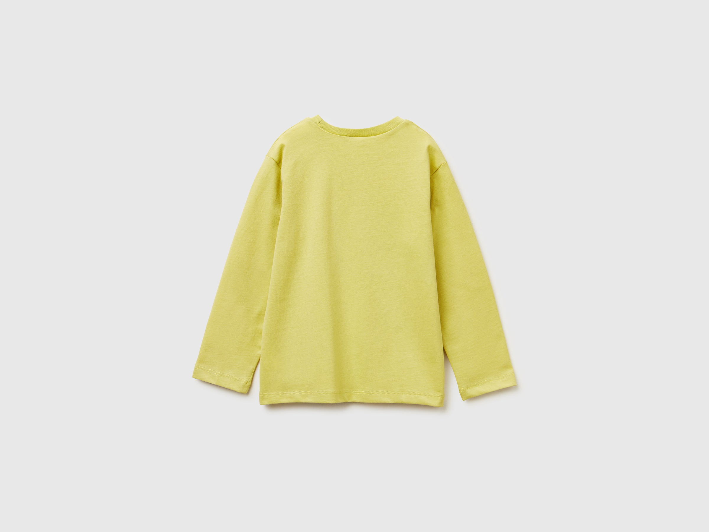 T-shirt de gola redonda em algodão quente - ucb_image_BS