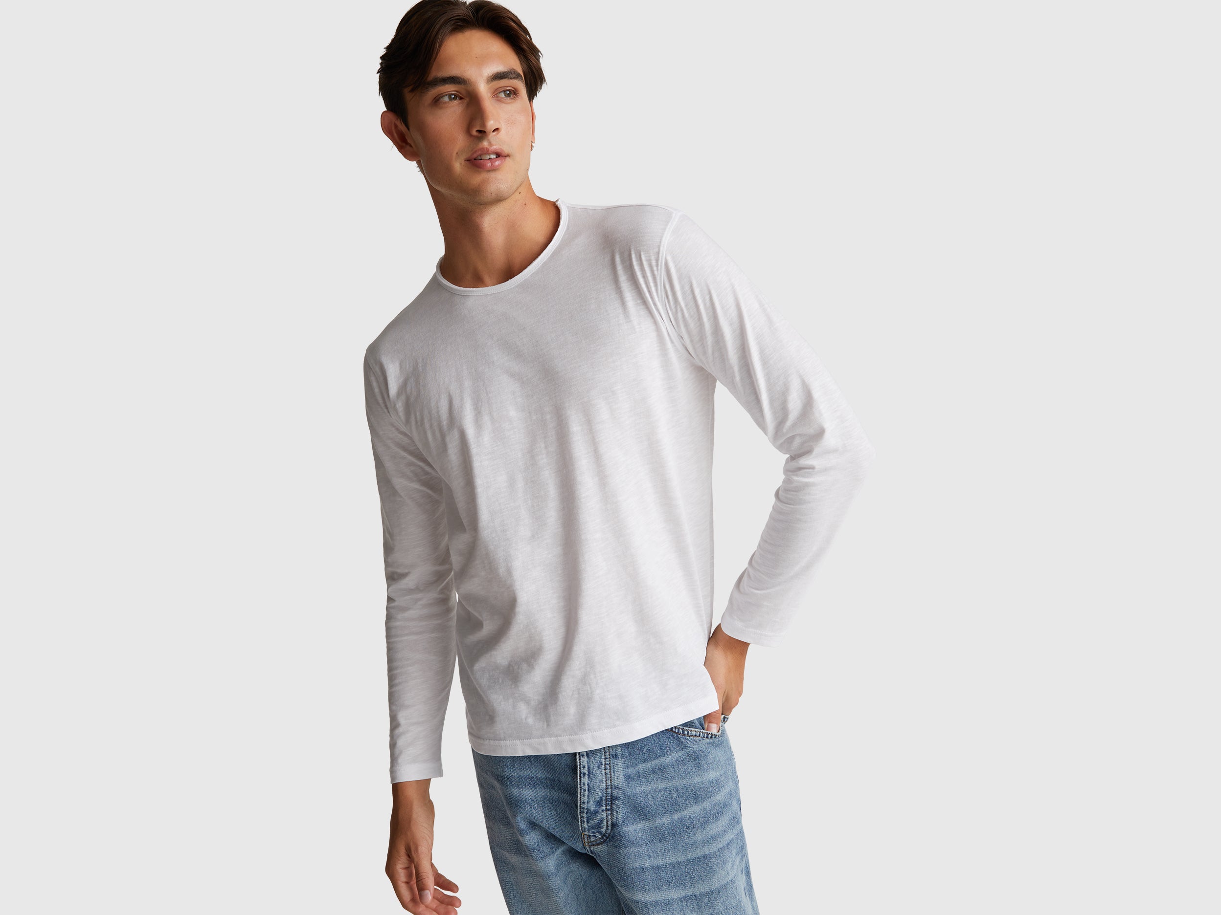 T-shirt de manga comprida em 100% algodão - ucb_image_F