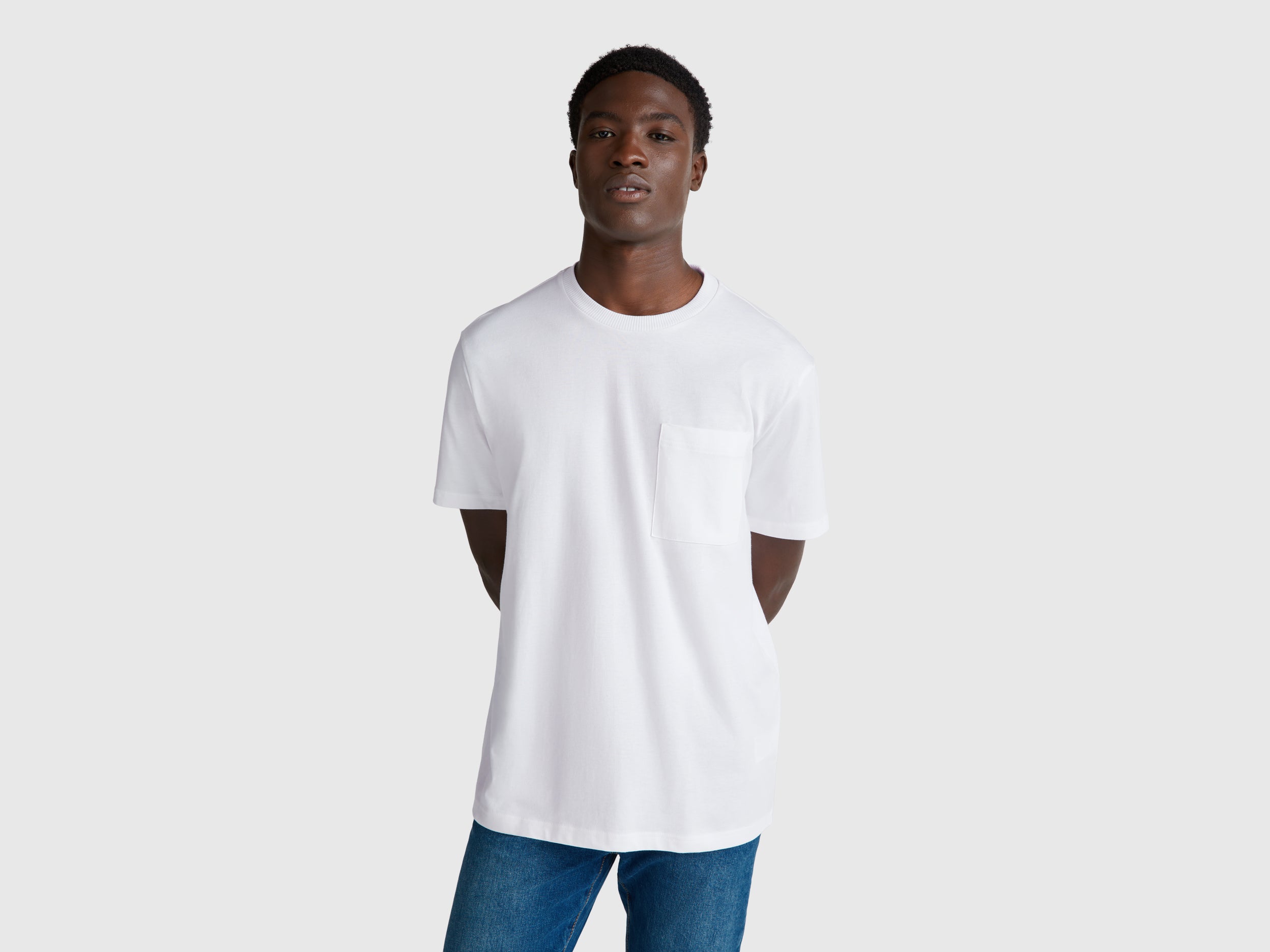 T-shirt em algodão com bolso pequeno - ucb_image_F