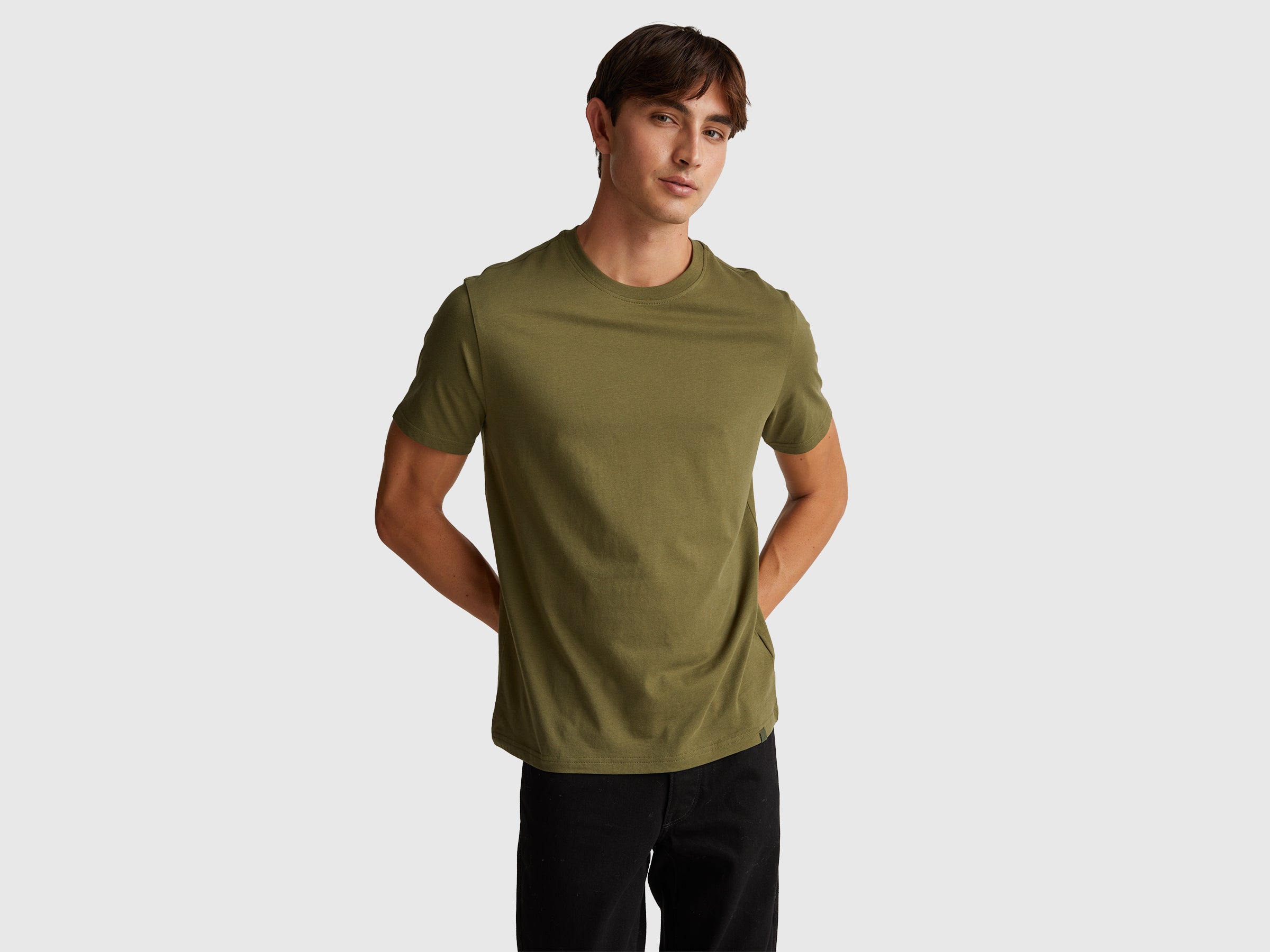 T-shirt em algodão de fibra longa - ucb_image_F