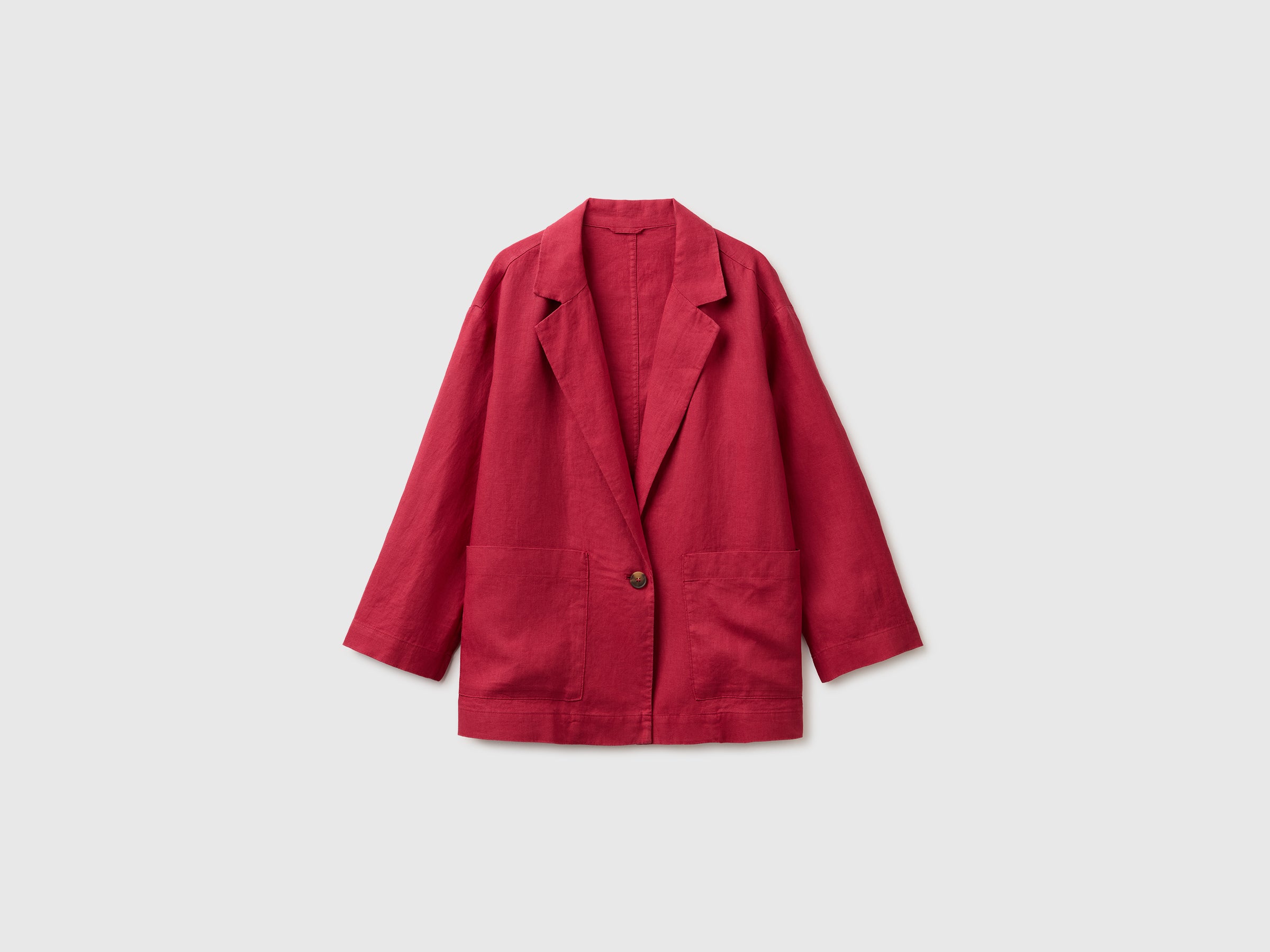 100% linen single-breasted blazer - ucb_image_FS