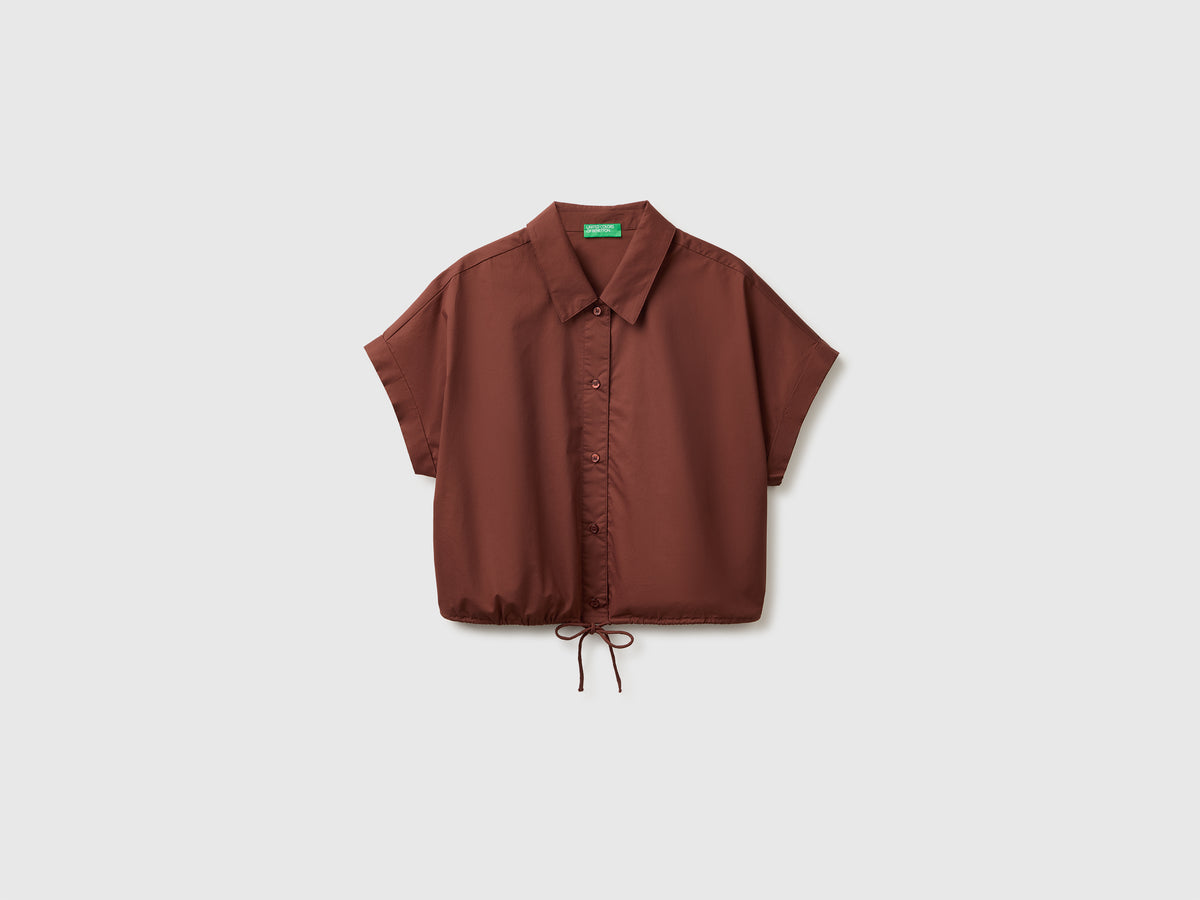 Camisa cropped com cordão de ajuste - ucb_image_FS
