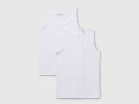 Duas t-shirts sem mangas em algodão orgânico stretch - ucb_image_FS