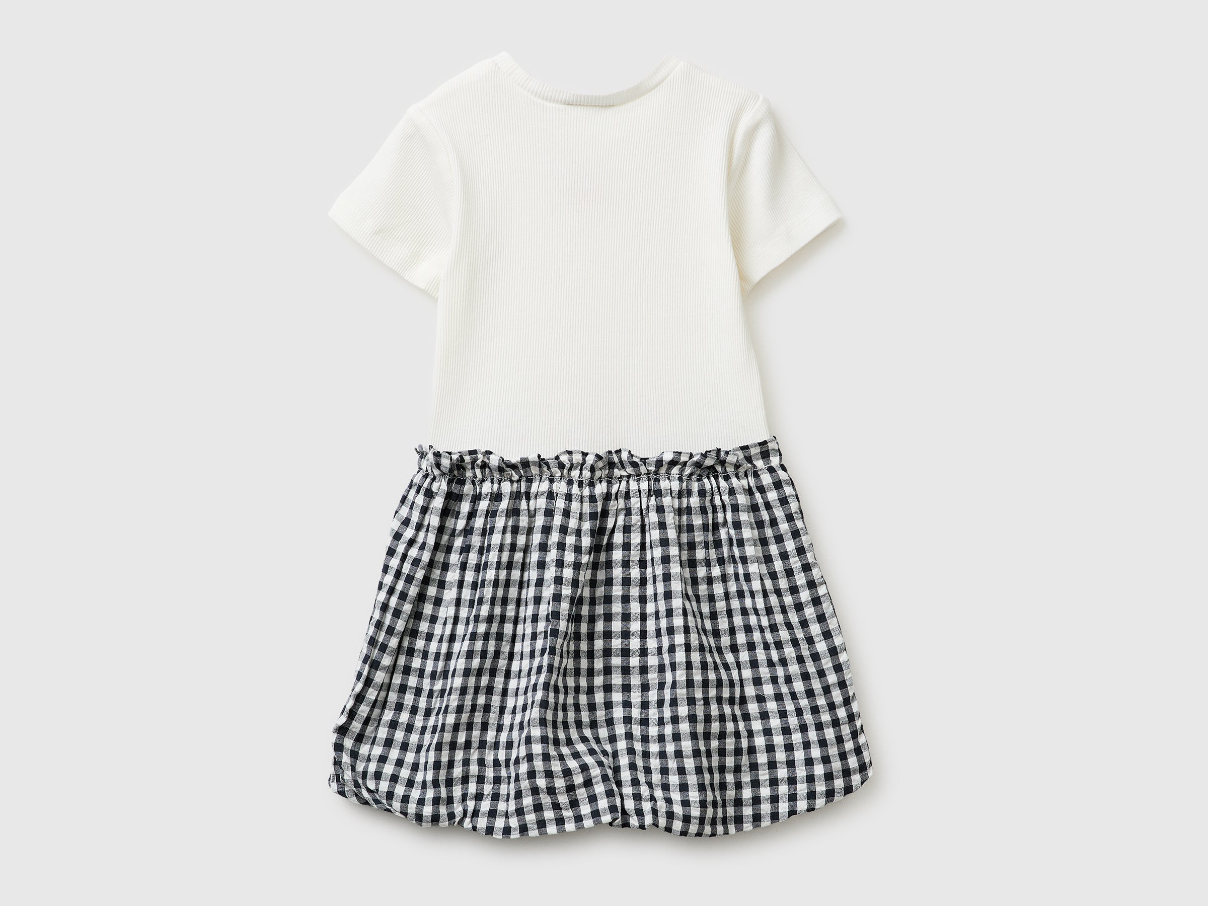 Vestido com saia aos quadrados vichy - ucb_image_BS