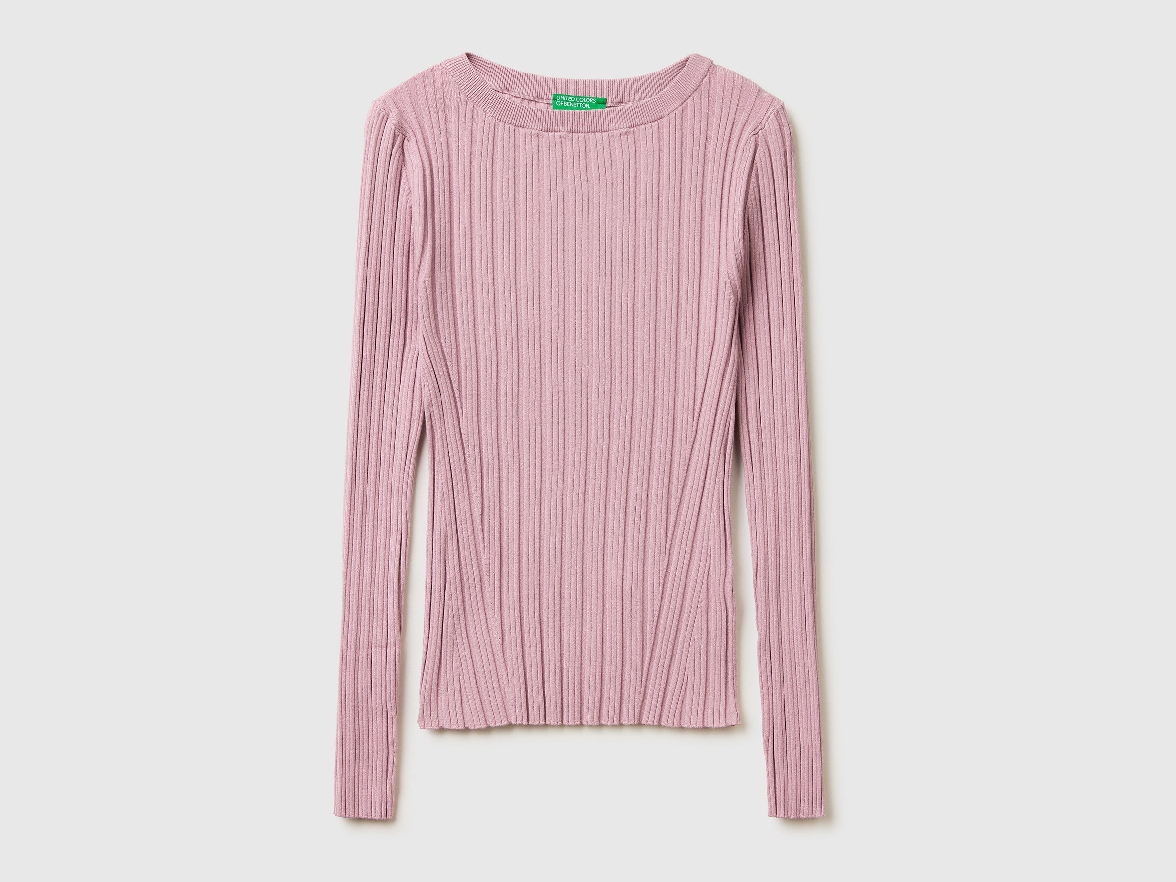 Fitted ribbed sweater - ucb_image_FS