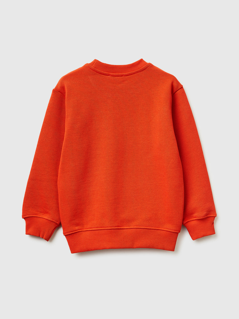 Organic cotton sweatshirt with logo print - ucb_image_BS