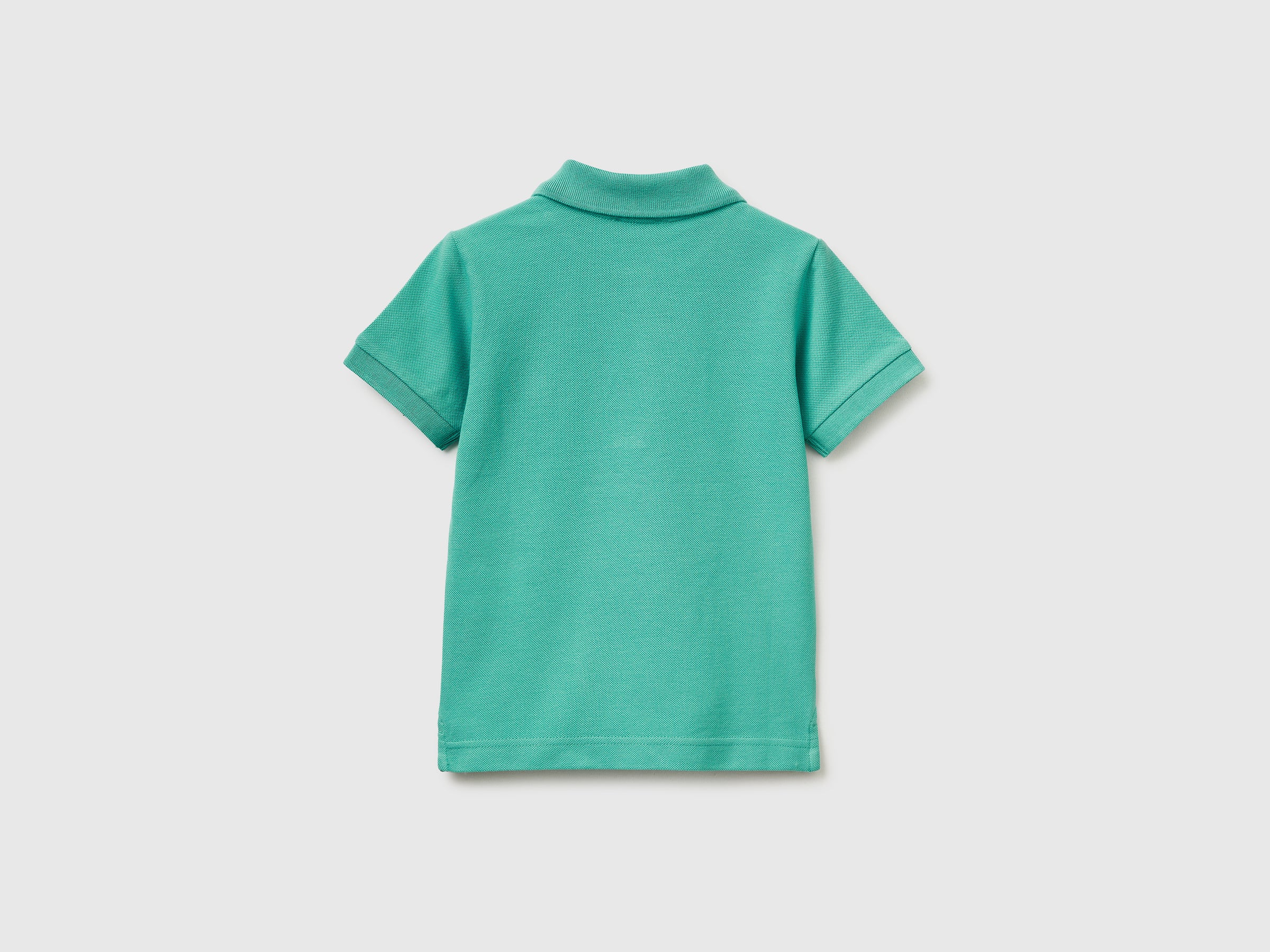 Short-sleeved polo in pure cotton - ucb_image_BS