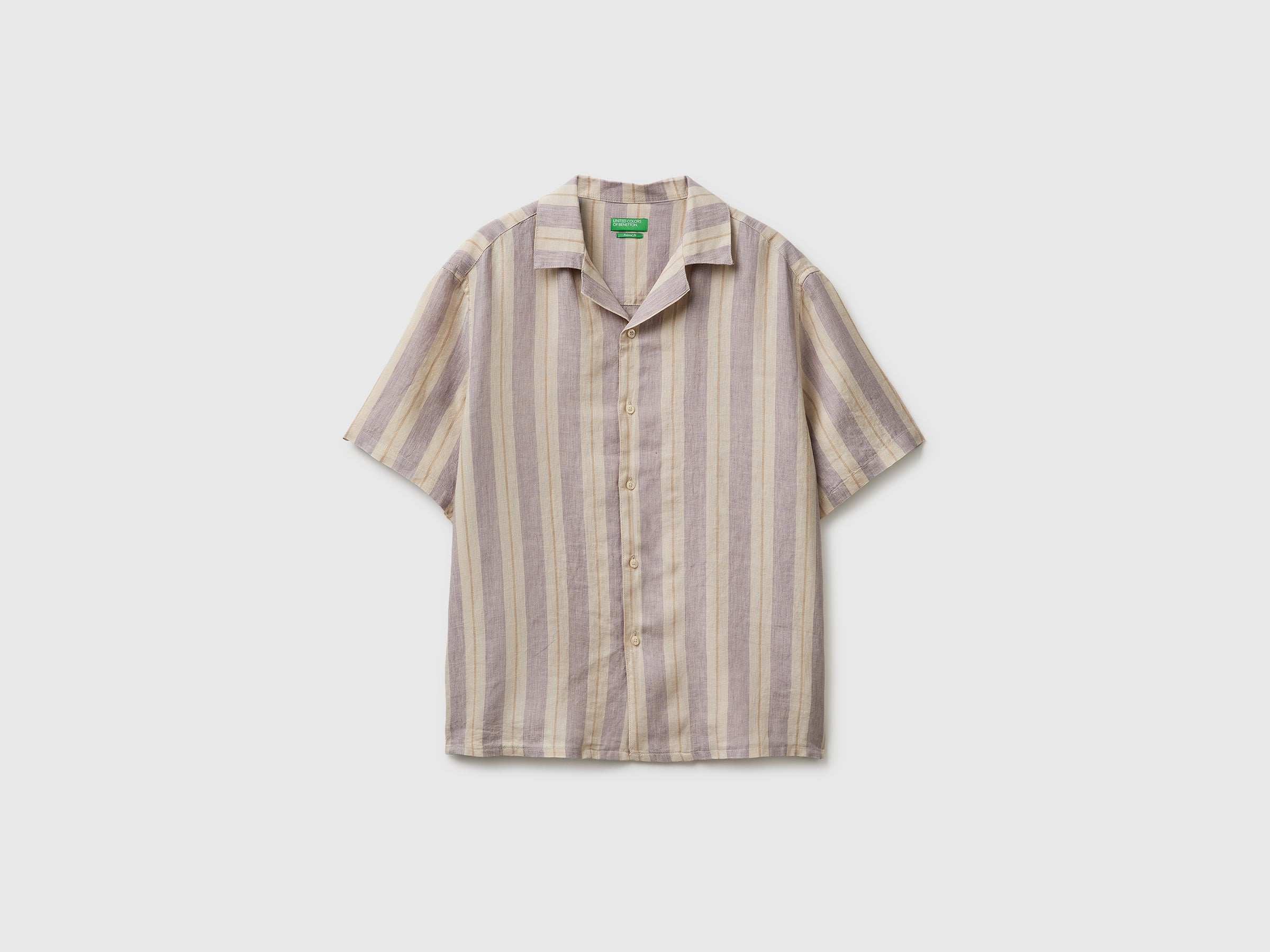 Camisa de manga curta em 100% linho - ucb_image_FS