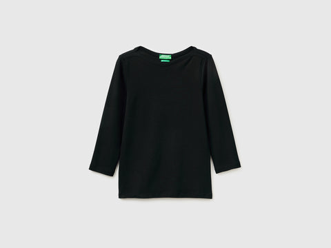 T-shirt slim fit com decote à barco - ucb_image_FS
