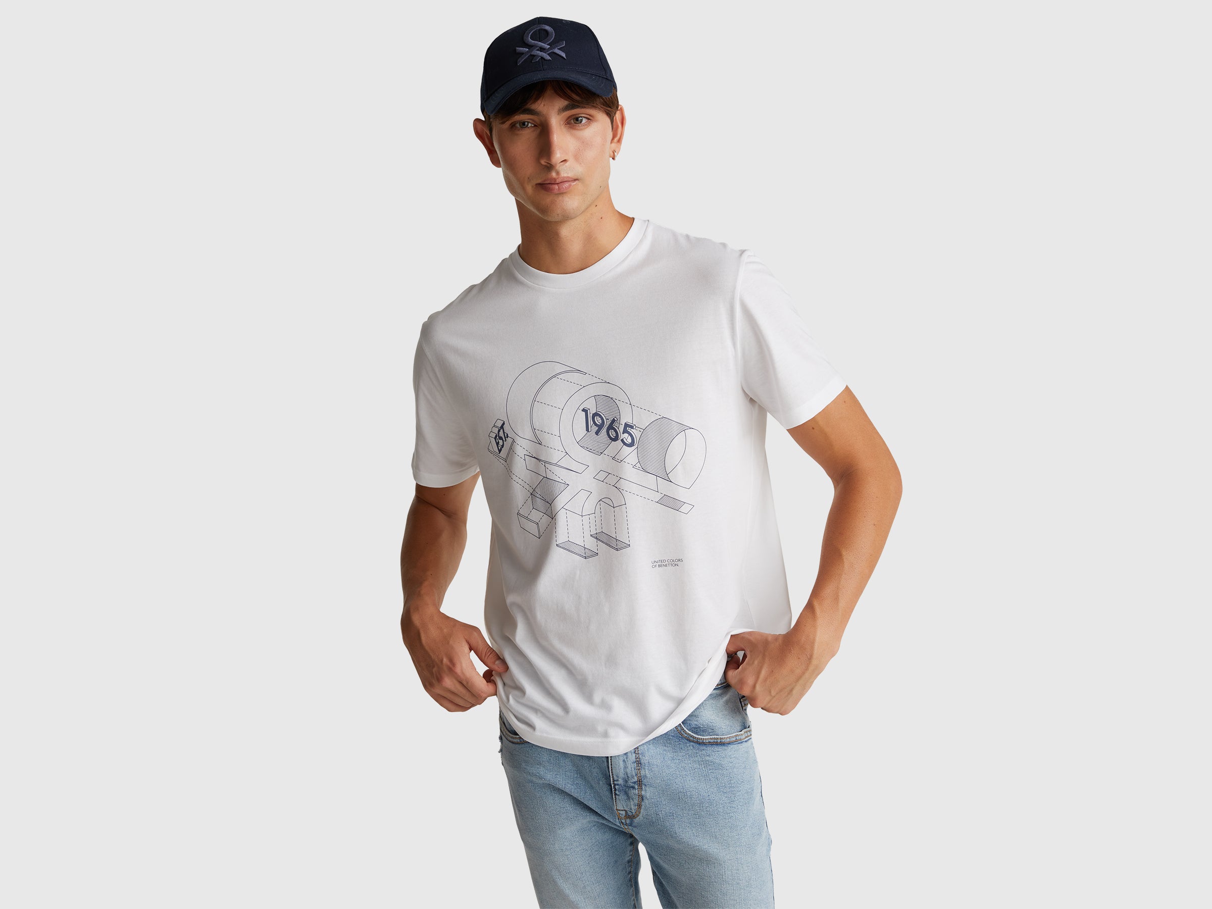T-shirt em algodão com logótipo - ucb_image_F