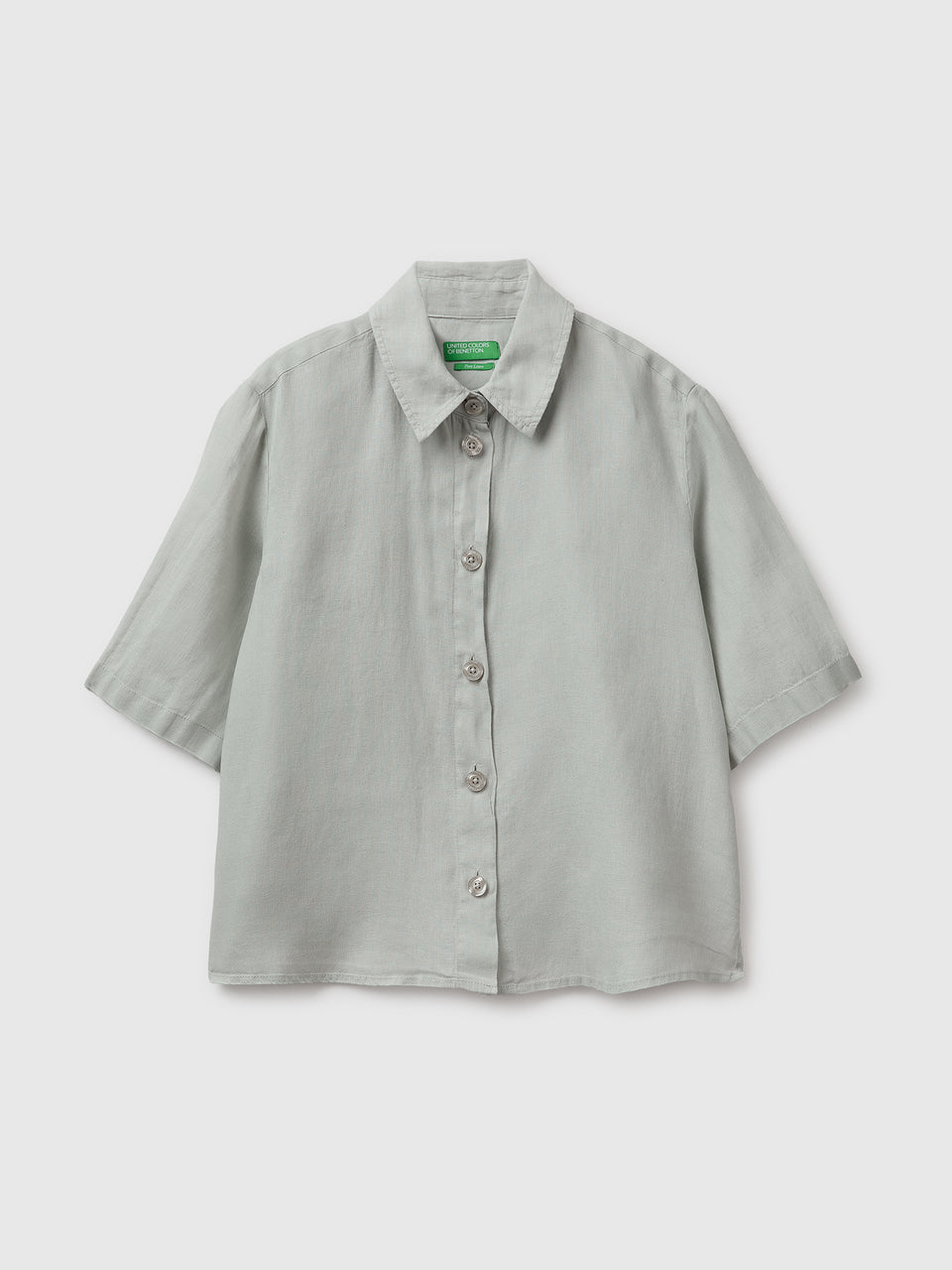 Short shirt in pure linen - ucb_image_FS