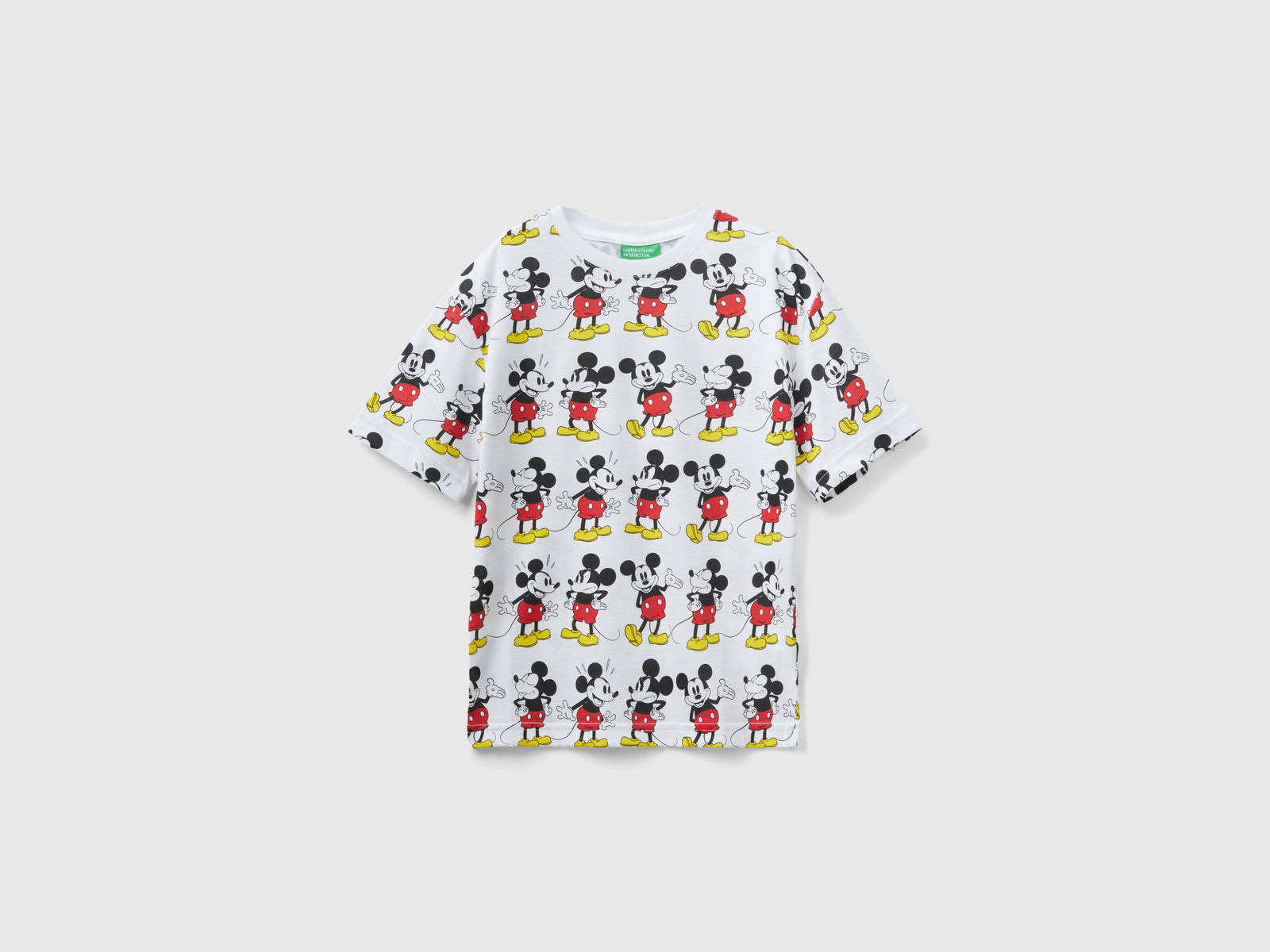 T-shirt branca com estampa Mickey Mouse - ucb_image_FS
