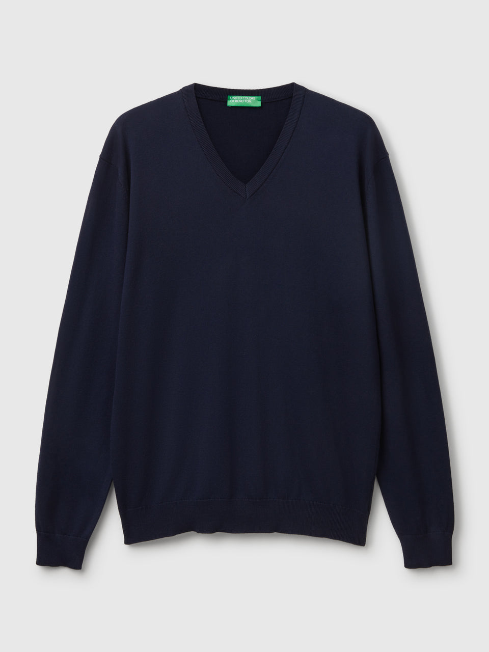 Camisola em algodão puro com decote em V - ucb_image_FS