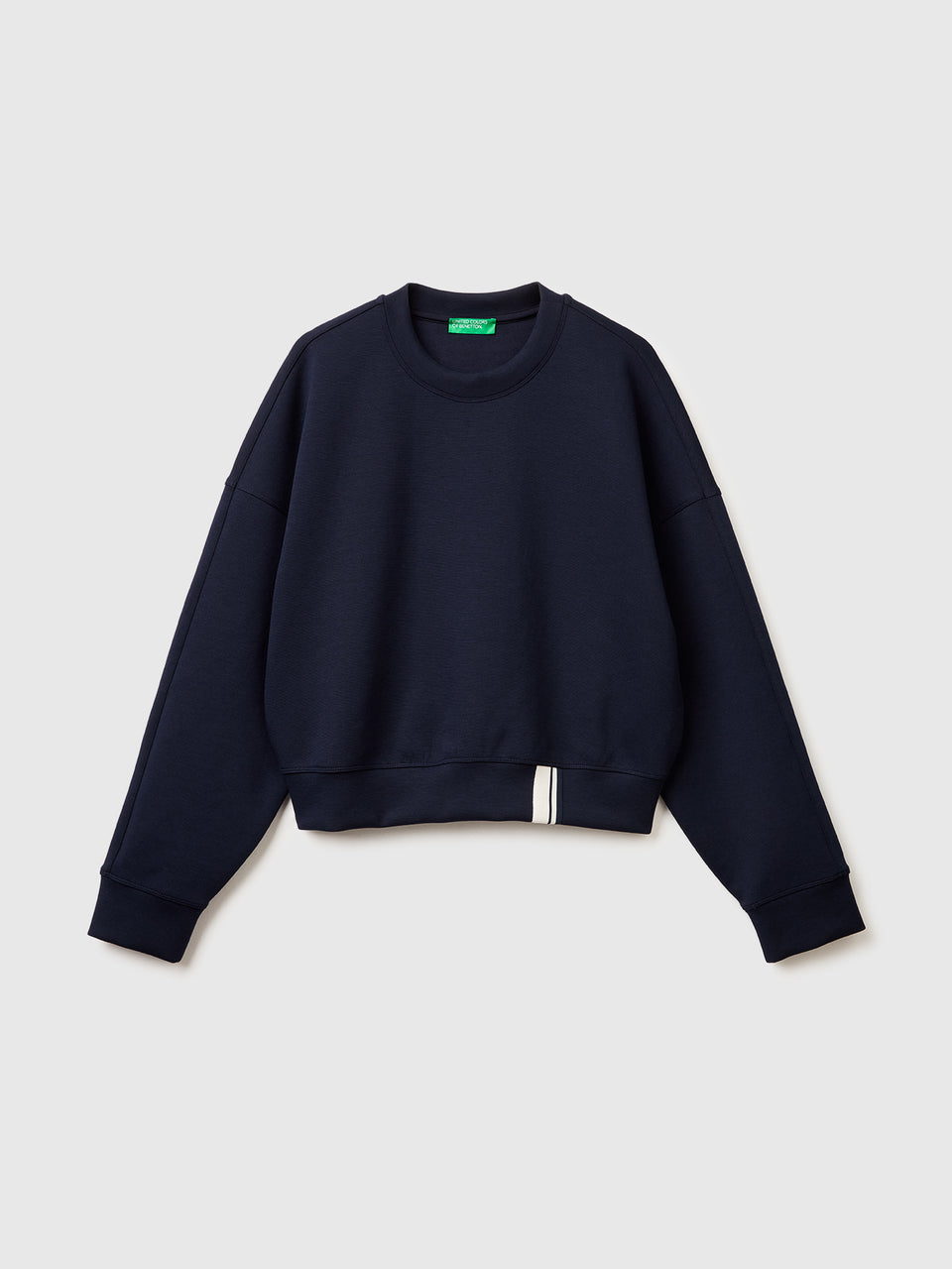 Boxy fit sweatshirt with crest on the back - ucb_image_FS