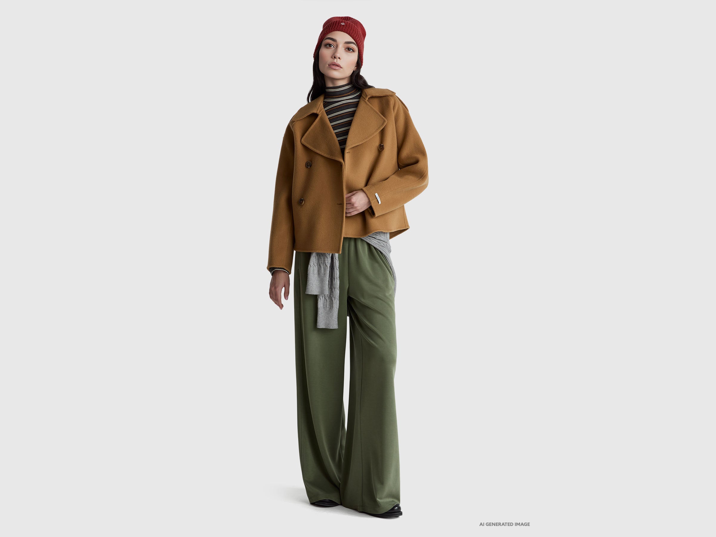 Calças amplas em felpo - ucb_image_FY