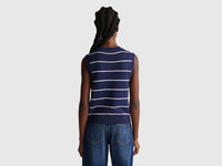 Colete jacquard em mistura de viscose - ucb_image_B