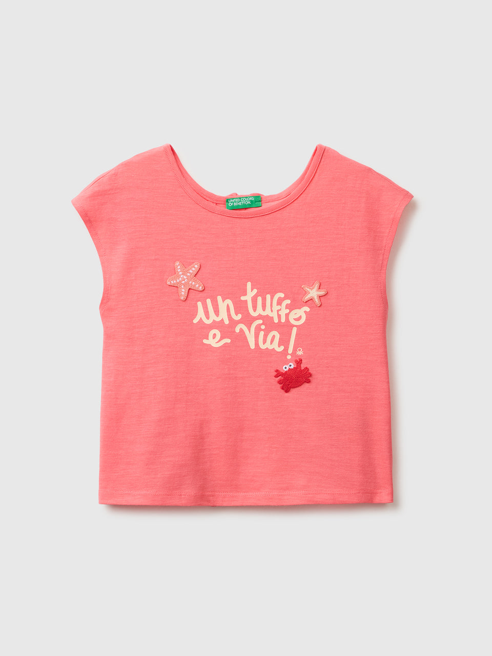 T-shirt with print and applications - ucb_image_FS