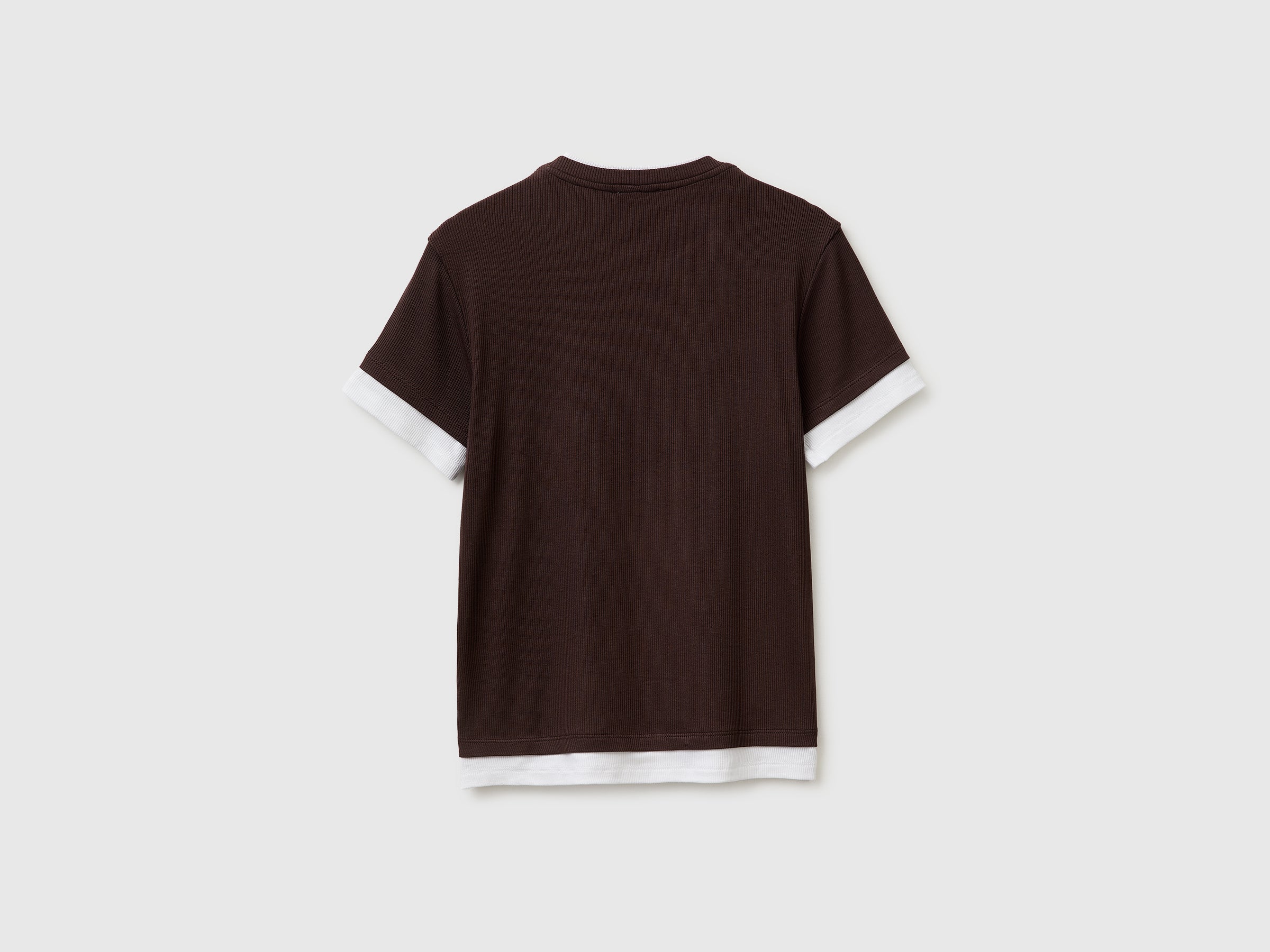 Slim fit ribbed T-shirt - ucb_image_BS