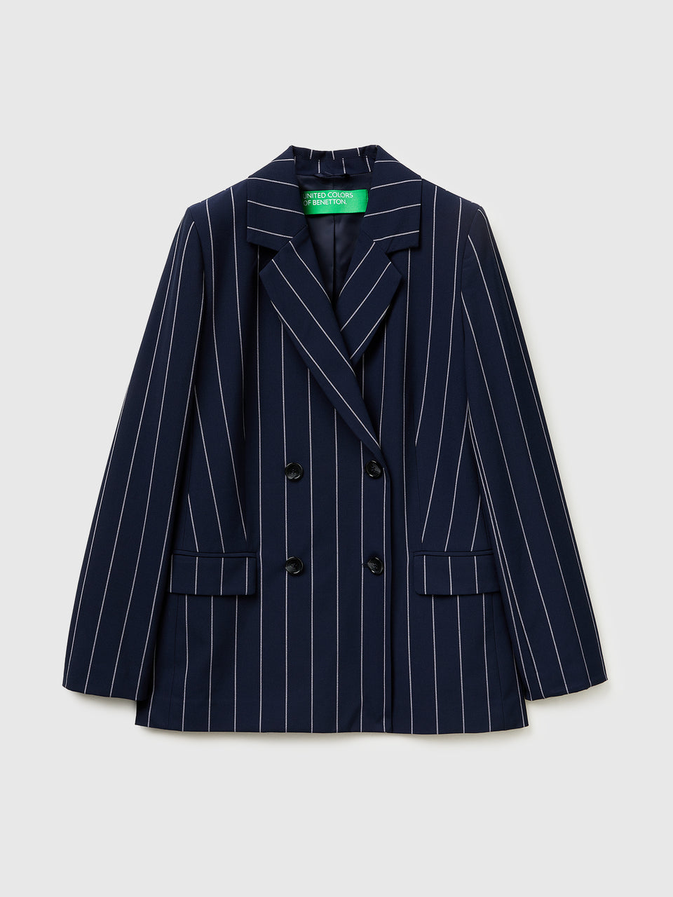Double-breasted pinstriped jacket - ucb_image_FS