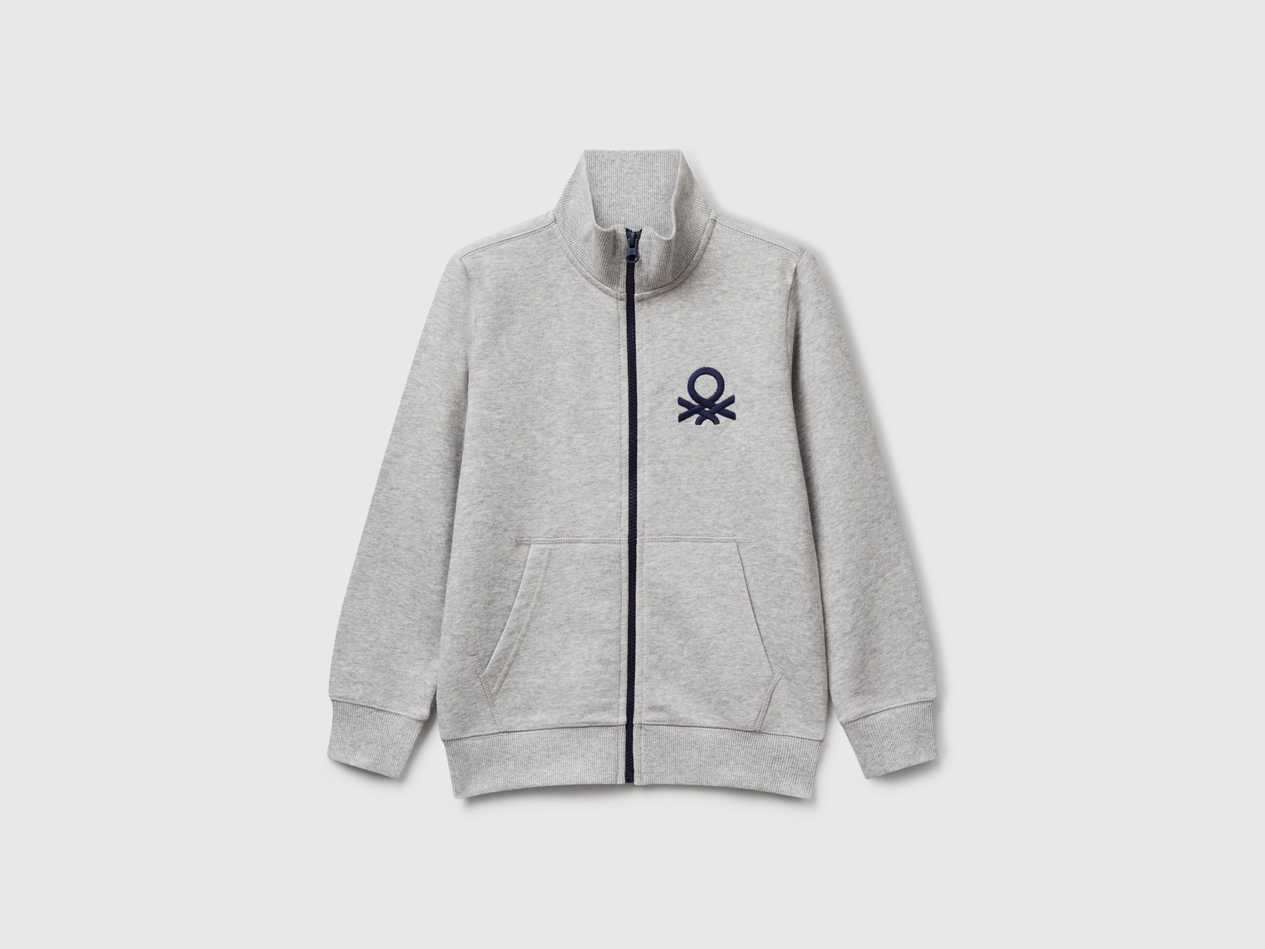 Casaco com fecho de correr em algodão puro - ucb_image_FS