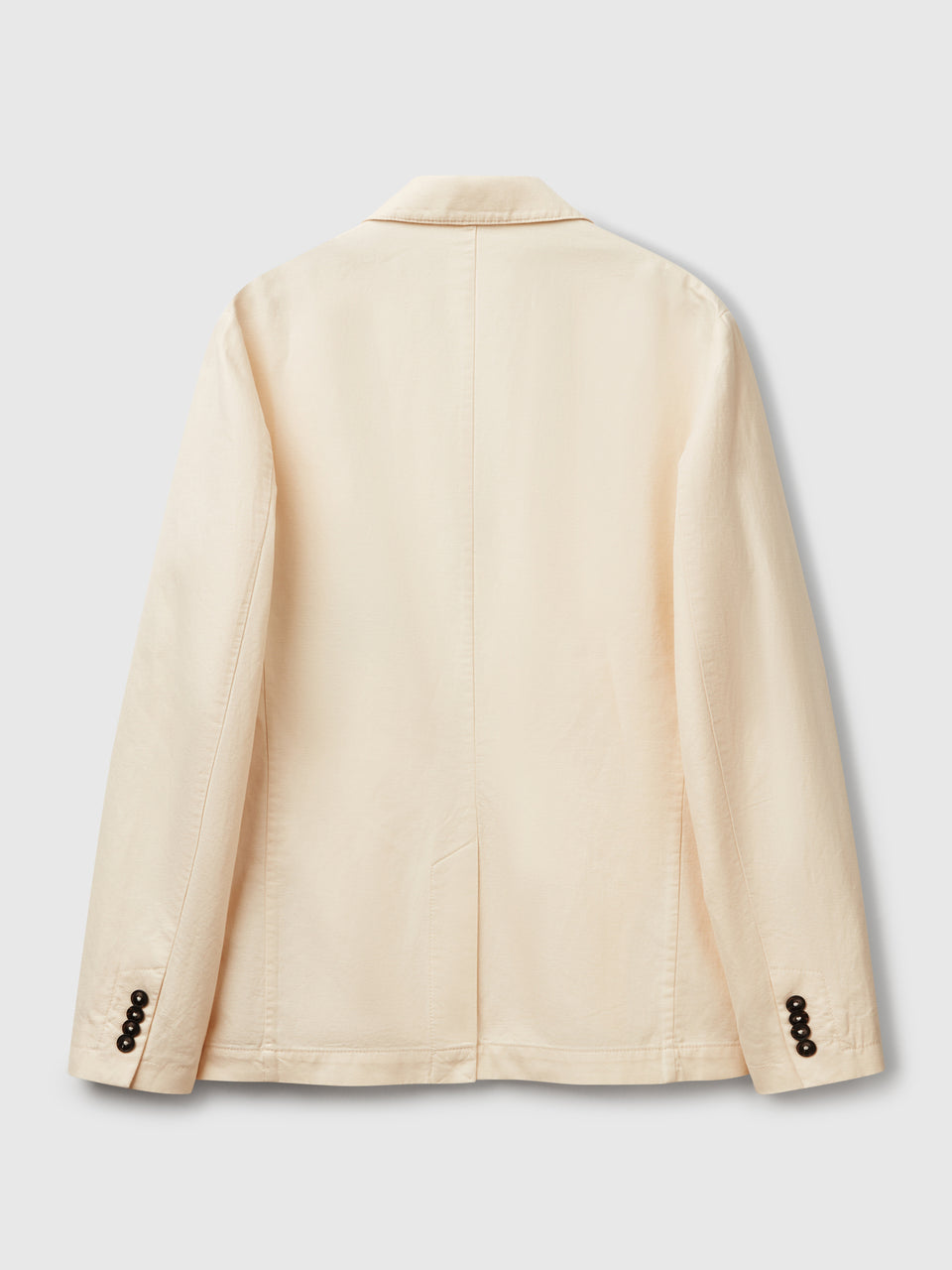 Blazer slim fit em mistura de viscose elástica. - ucb_image_BS
