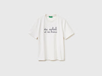 T-shirt with embroidered writing - ucb_image_FS