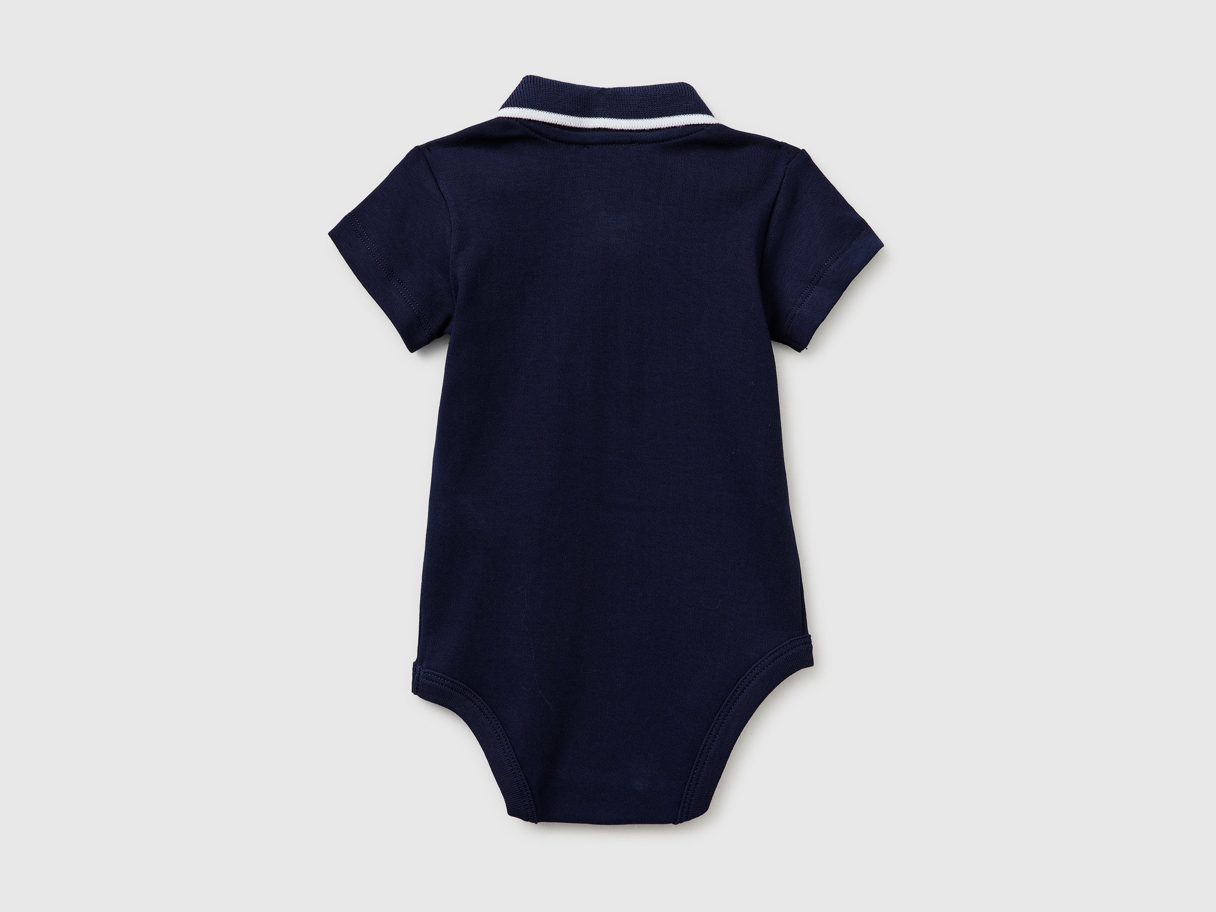Polo onesie in organic cotton - ucb_image_BS