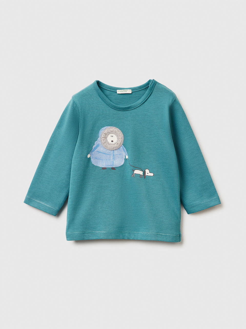 T-shirt de manga comprida em algodão quente  - ucb_image_FS