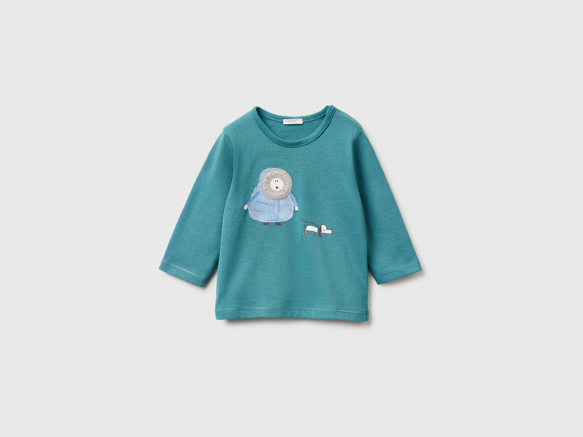 T-shirt de manga comprida em algodão quente  - ucb_image_FS