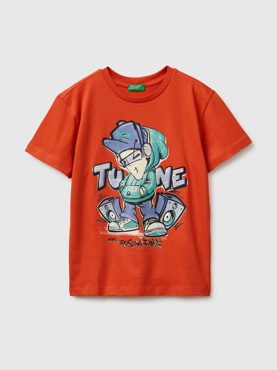 Organic cotton printed T-shirt - ucb_image_FS