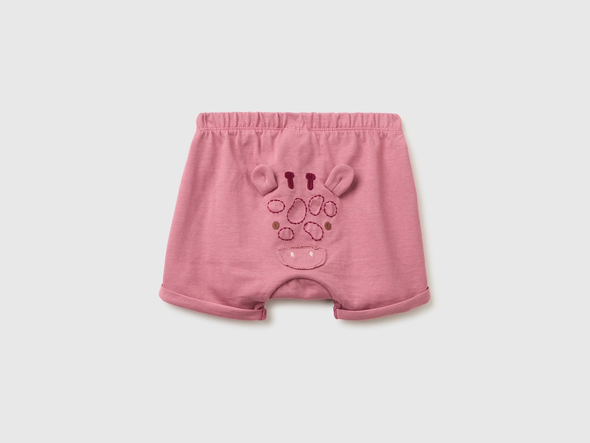 Shorts with animal embroidery - ucb_image_BS
