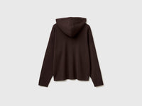 Oversized fit sweater with hood - ucb_image_BS