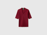 T-shirt slim fit em algodão de fibra longa - ucb_image_FS