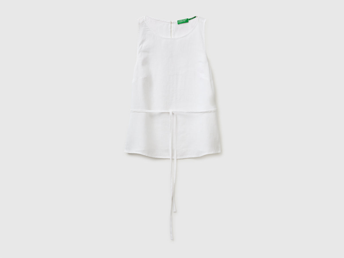 100% linen tank top with strap - ucb_image_FS