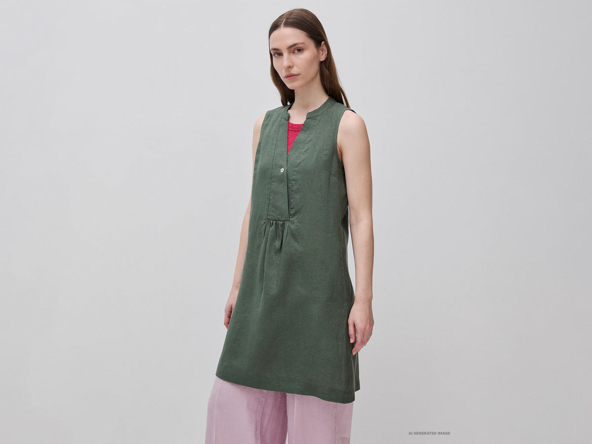 Vestido curto 100% linho - ucb_image_F