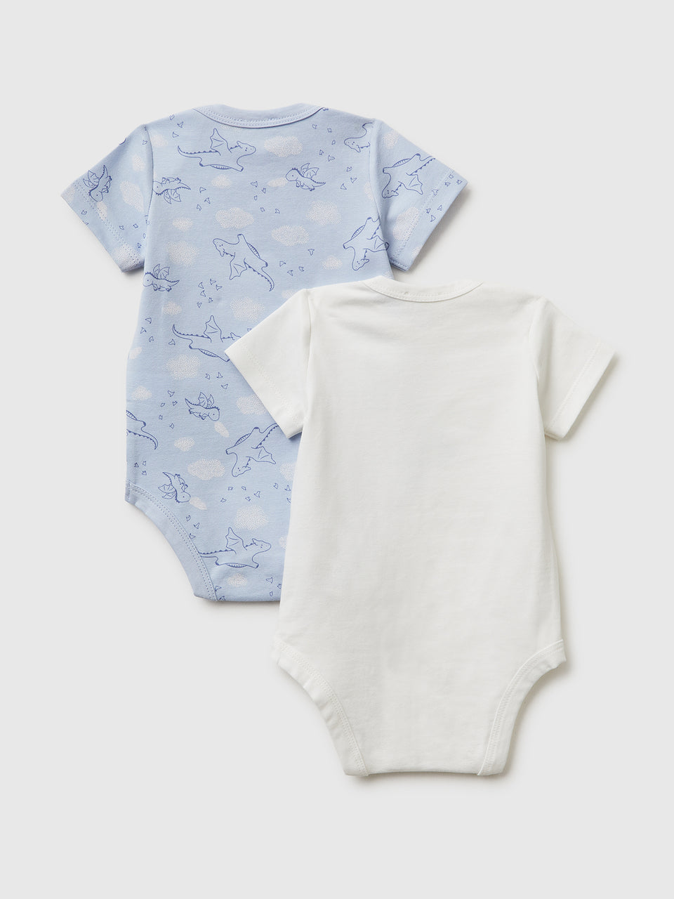 Two bodysuits in stretch organic cotton - ucb_image_BS