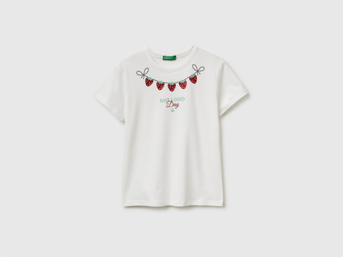 T-shirt with print and glitter - ucb_image_FS