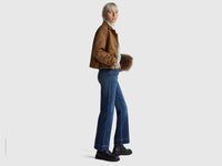 Jeans flare em algodão reciclado - ucb_image_FY