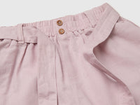 Linen blend shorts with sash - ucb_image_DS1