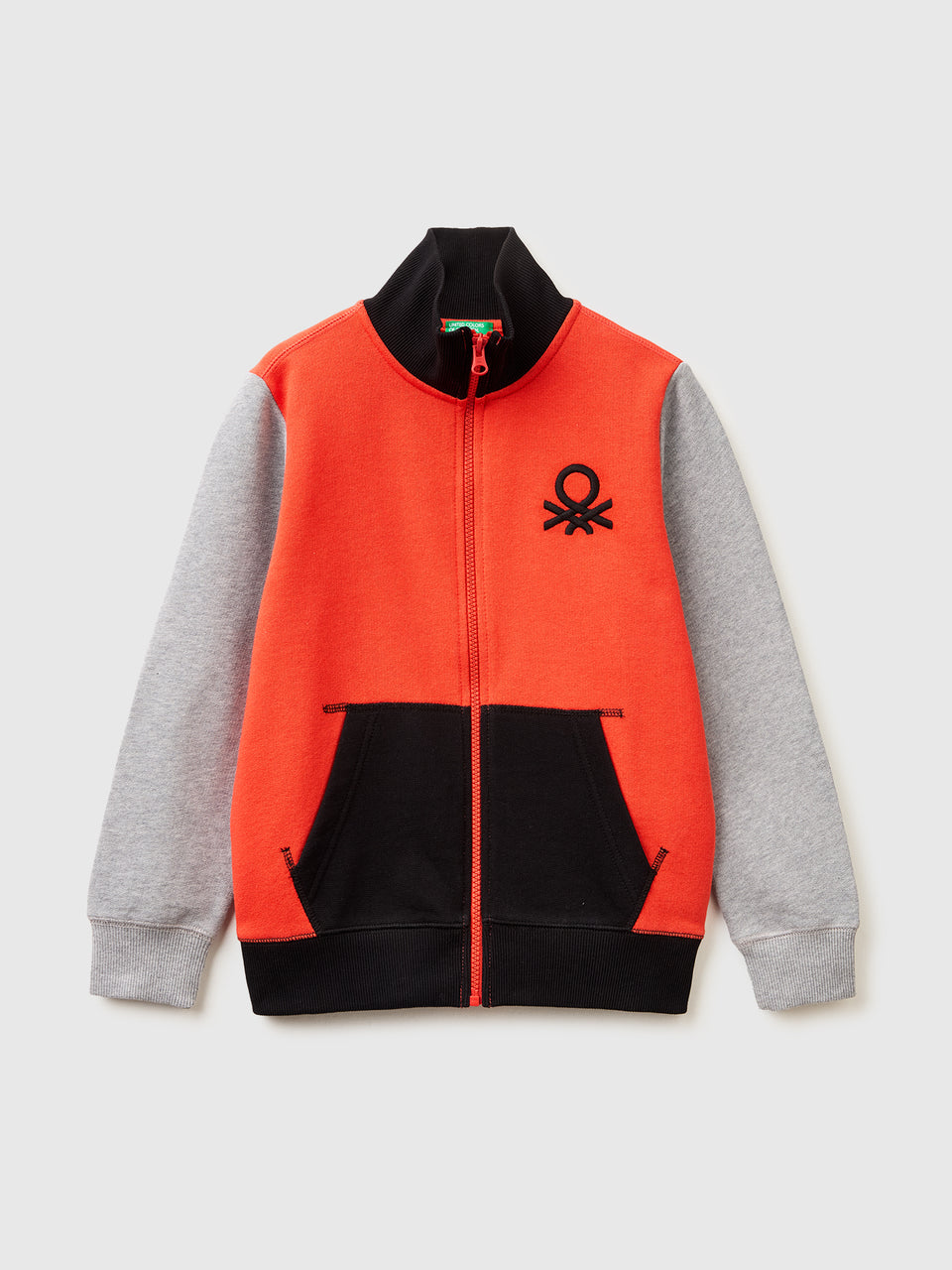 Casaco com fecho de correr em algodão puro - ucb_image_FS