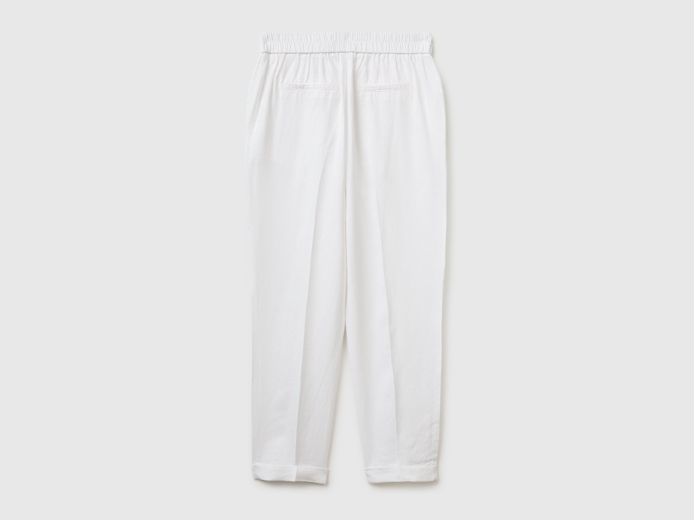 100% linen cigarette trousers - ucb_image_BS