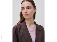 Blazer de abotoadura simples em 100% linho - ucb_image_FY