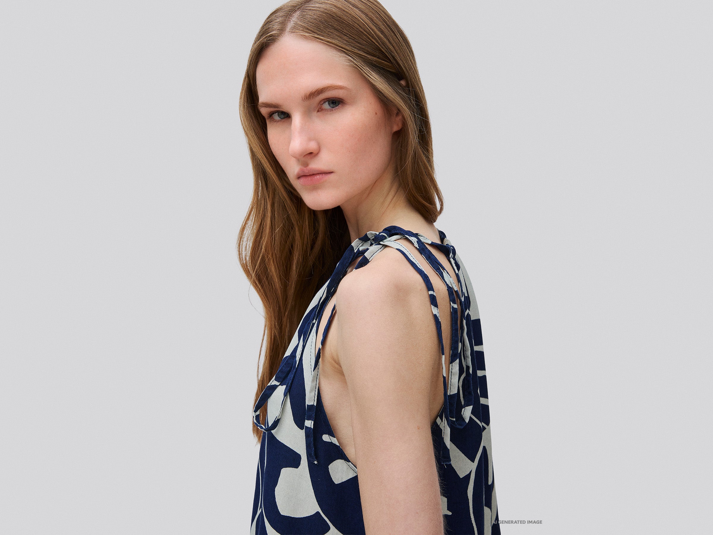 Blusa em chambray estampado - ucb_image_FY