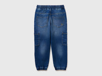 Denim joggers with maxi pockets - ucb_image_BS