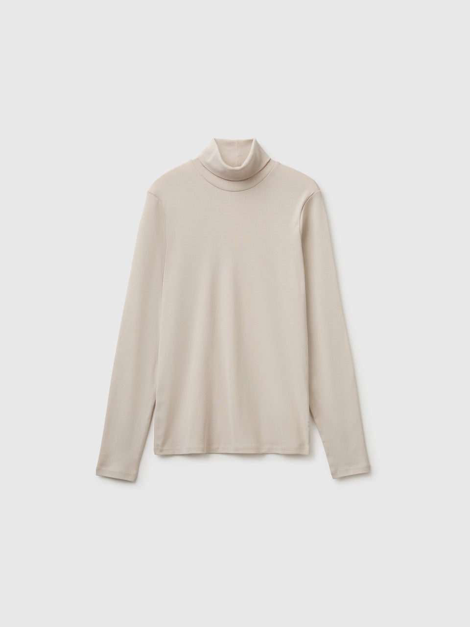 T-shirt de gola alta em algodão de fibra longa - ucb_image_FS