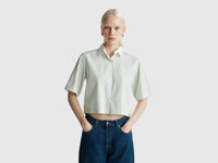 Camisa às riscas em algodão puro - ucb_image_F
