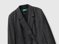 Blazer tartan trespassado em viscose mista - ucb_image_FY